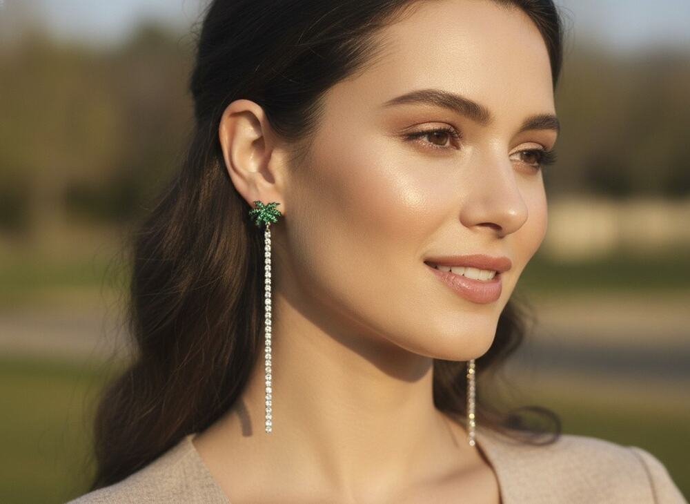 Swaying palm tree Earrings